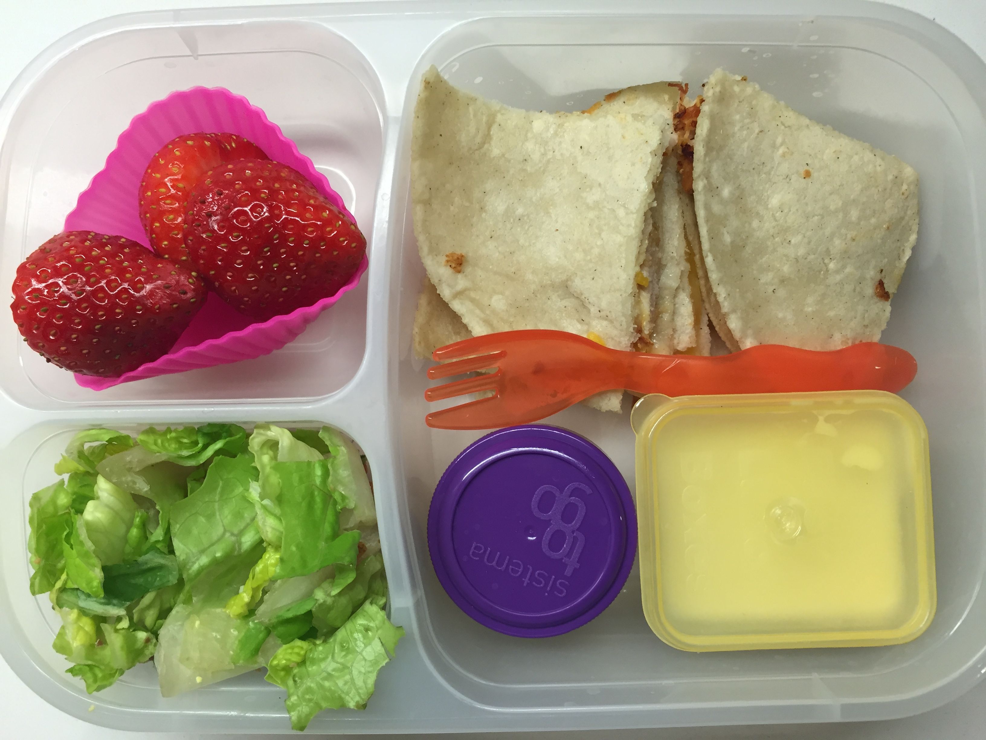 Chicken Quesadillas: Healthy School Lunches