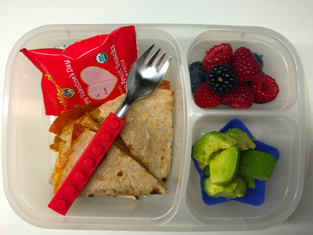 Pepperoni Quesadilla: Healthy School Lunches